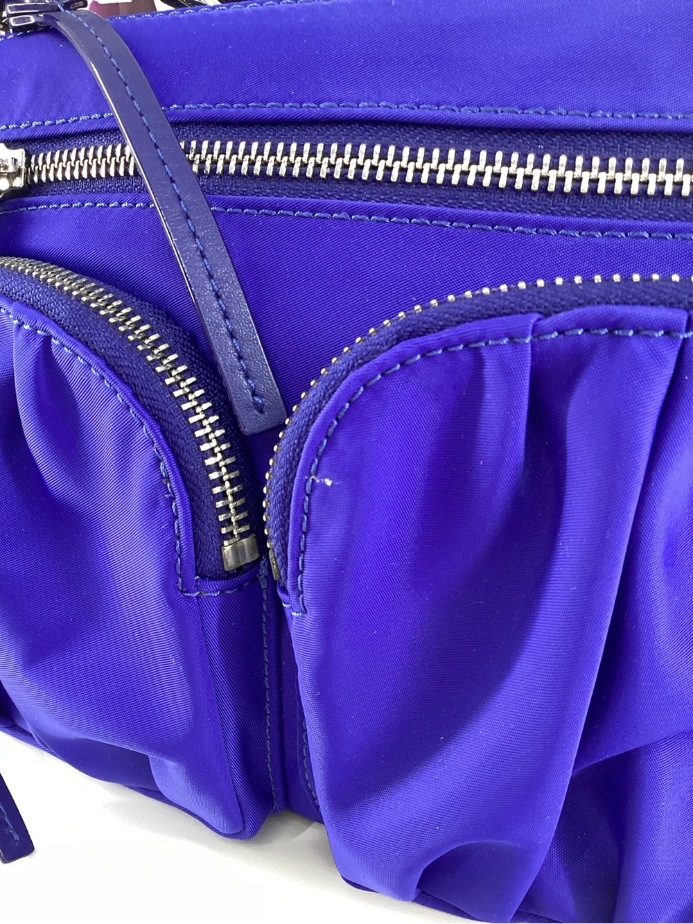 PrecOwned MZ Wallace Small Royal Blue Nylon Crossbody Bag. - Picture 3 of 11